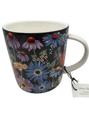 Vera Bradley Daisy Daisies Coffee Tea Mug Flowers Floral NWT